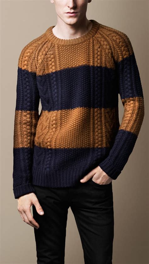 burberry jumper men's|burberry knitwear men's.